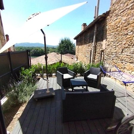 Trevoux: Loft Ravissant Avec Terrasse Leilighet Eksteriør bilde